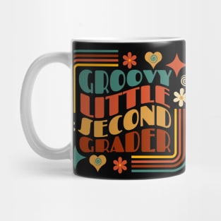 Groovy Little SECOND Grader First Day of School Mug